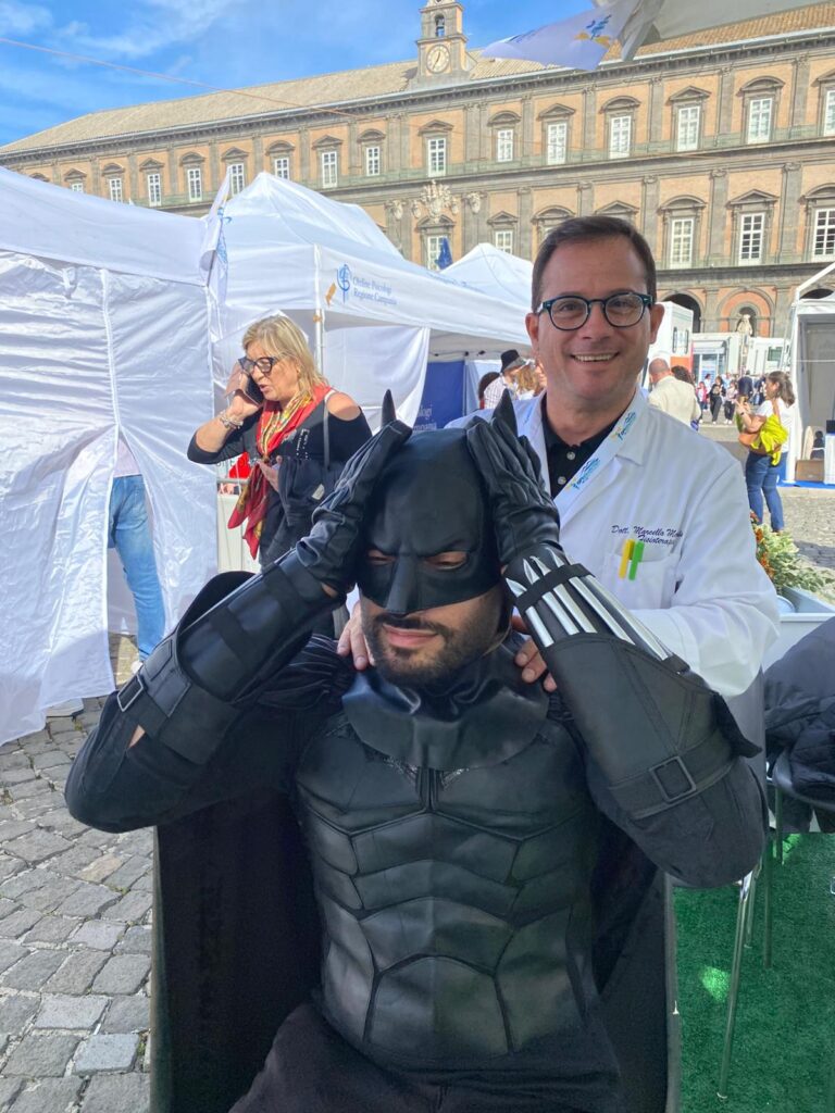 Anche i super eroi visitati dai fisioterapisti