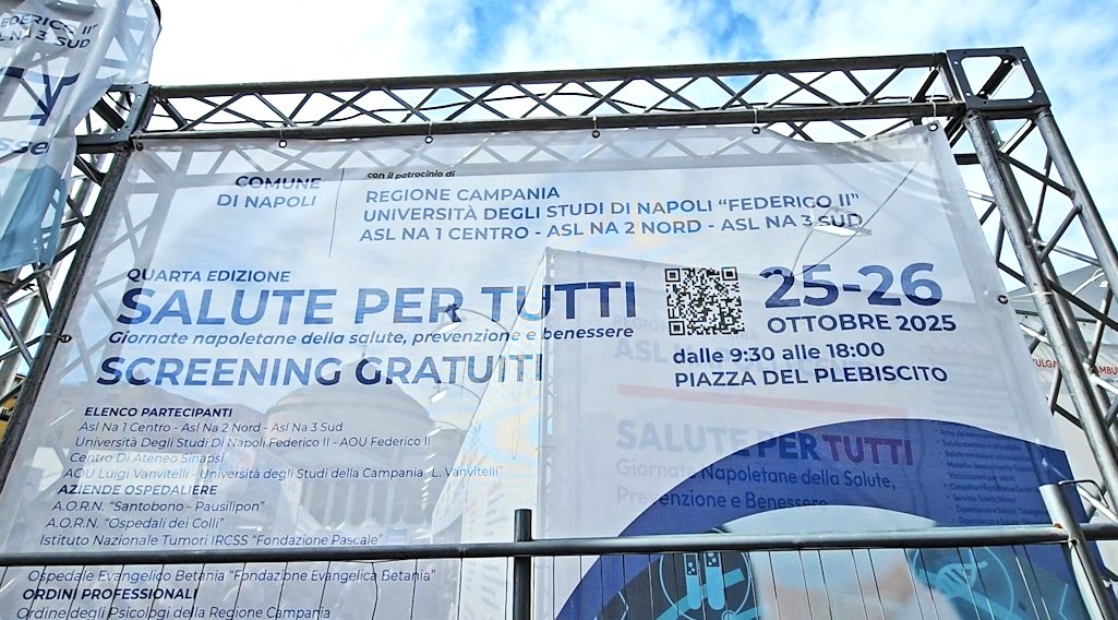 Cartellone Giornate napoletane della Salute