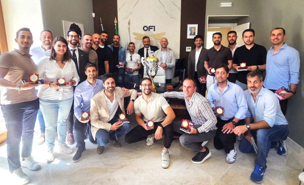 L’Ordine di Napoli dei Fisioterapisti premia i colleghi campioni d’Italia col calcio Napoli