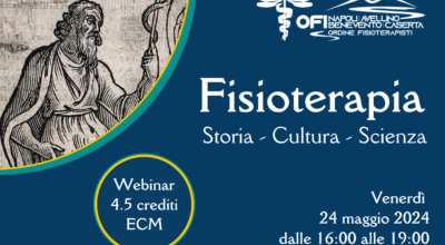 Fisioterapia tra storia, cultura e scienza: il webinar di venerdì 24 maggio