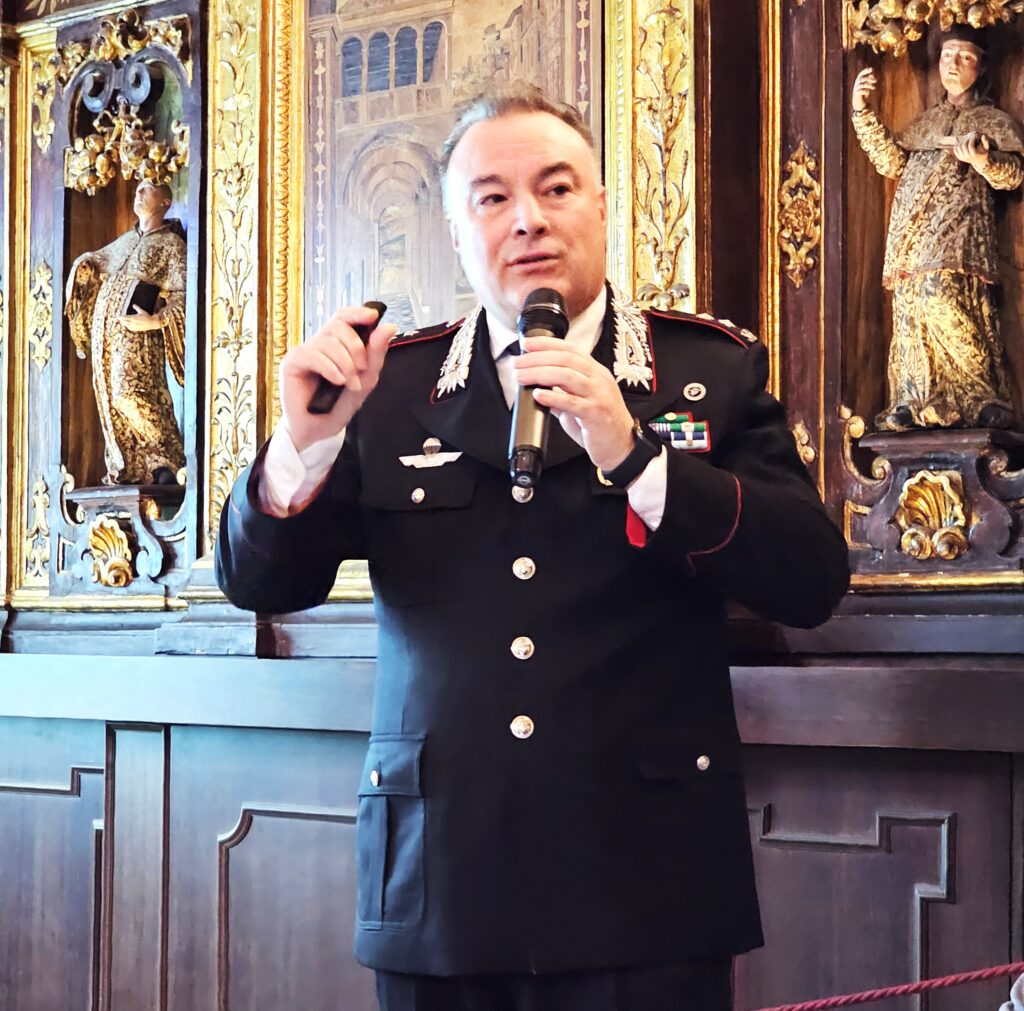 Il Ten. Col. Michele Avagnale interviene al convegno dell'OFI NA-AV-BN-CE