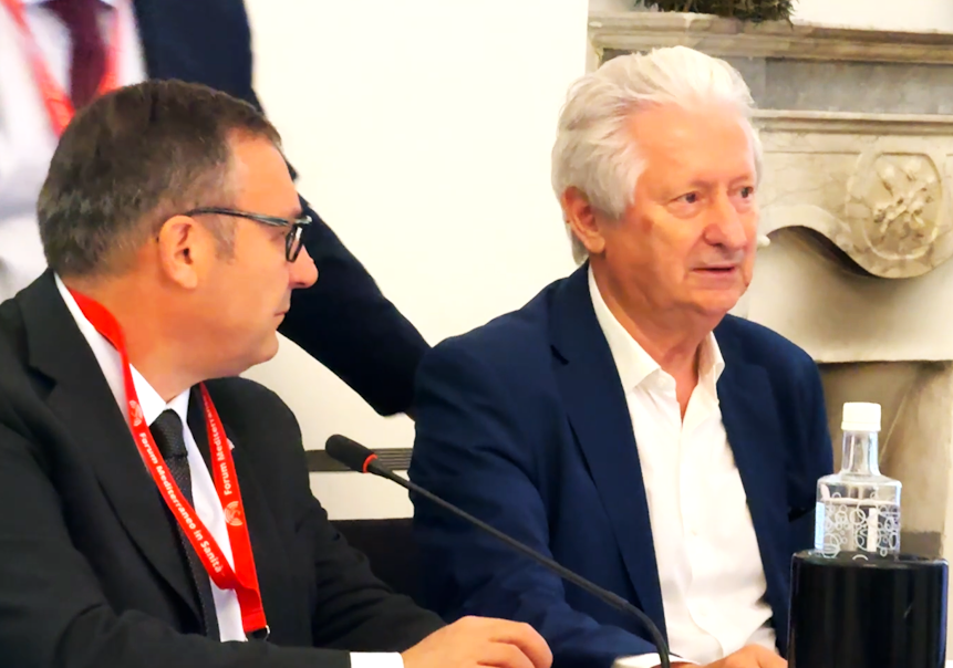 L'On. Vasco Giannotti durante il suo intervento
