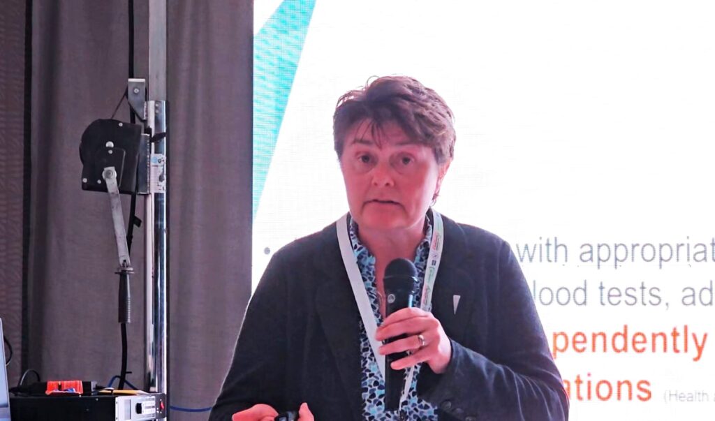 La Prof.ssa Nicola Walsh