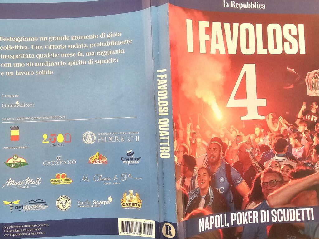 La copertina del libro del Quotidiano la Repubblica