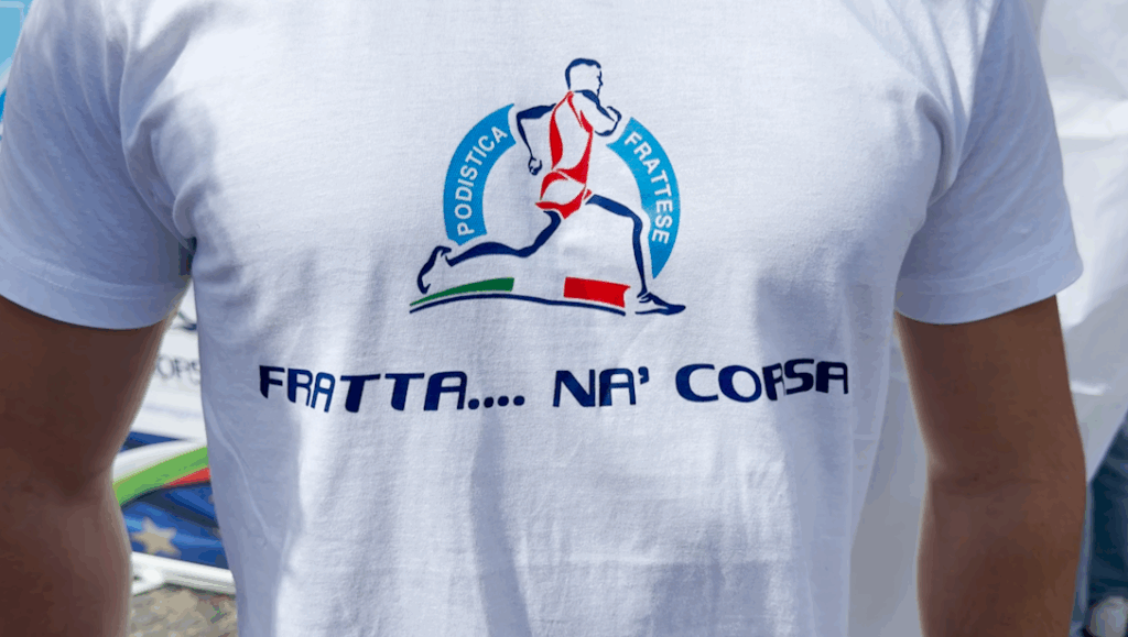 La maglietta della corsa podistica Fratta nà Corsa