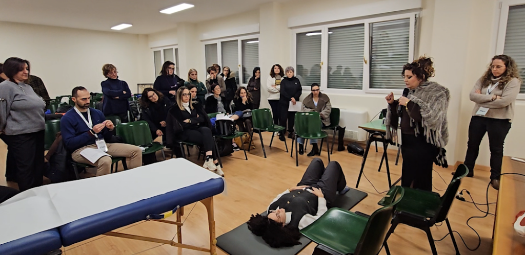 La parte pratica del corso di Solofra
