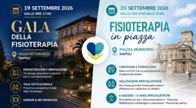 Doppio evento: il 19 e 20 settembre Napoli celebrerà la Giornata Mondiale della Fisioterapia 2026