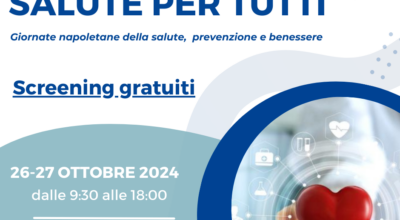 Giornate Napoletane della Salute, Prevenzione e Benessere 2024: un evento per la salute di tutti