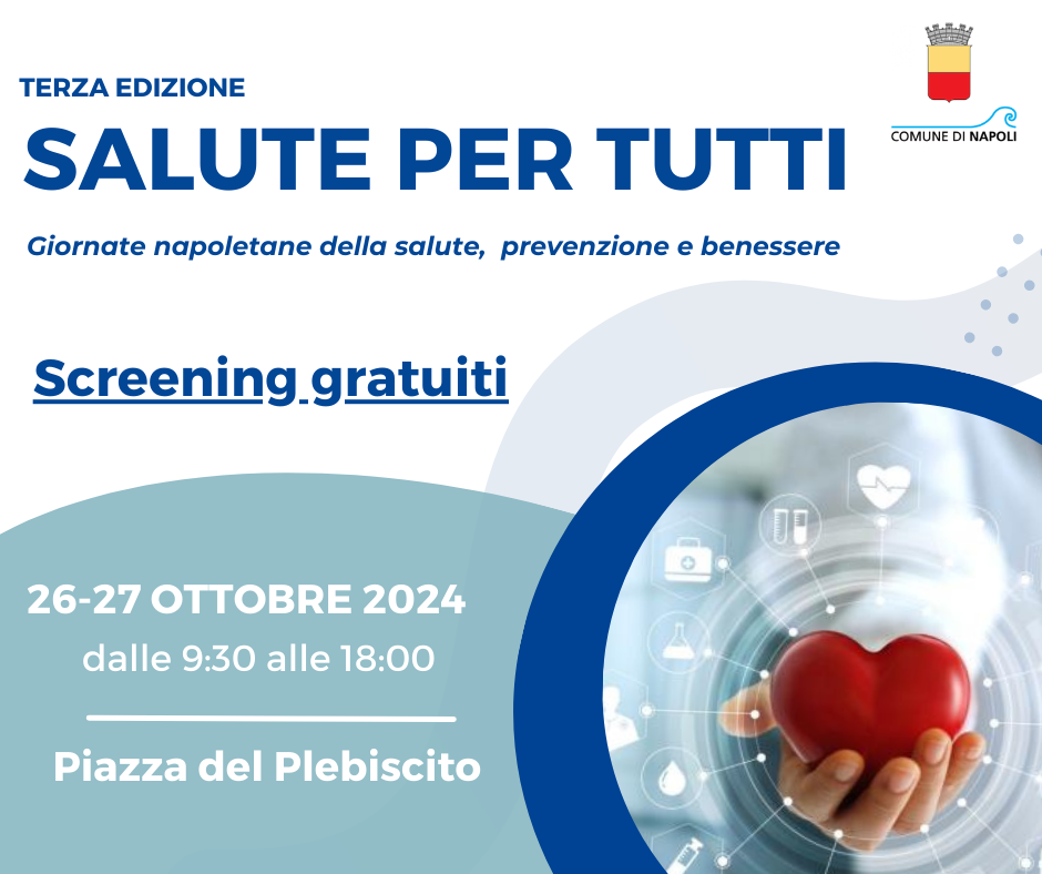 Giornate Napoletane della Salute, Prevenzione e Benessere 2024: un evento per la salute di tutti