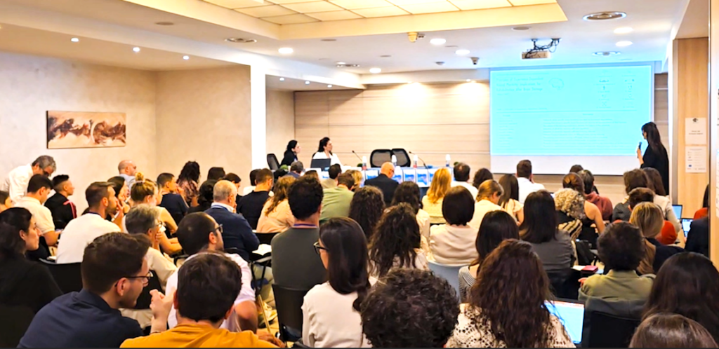 Panoramica della sala che ha ospitato il IX Congresso dell'Aifi