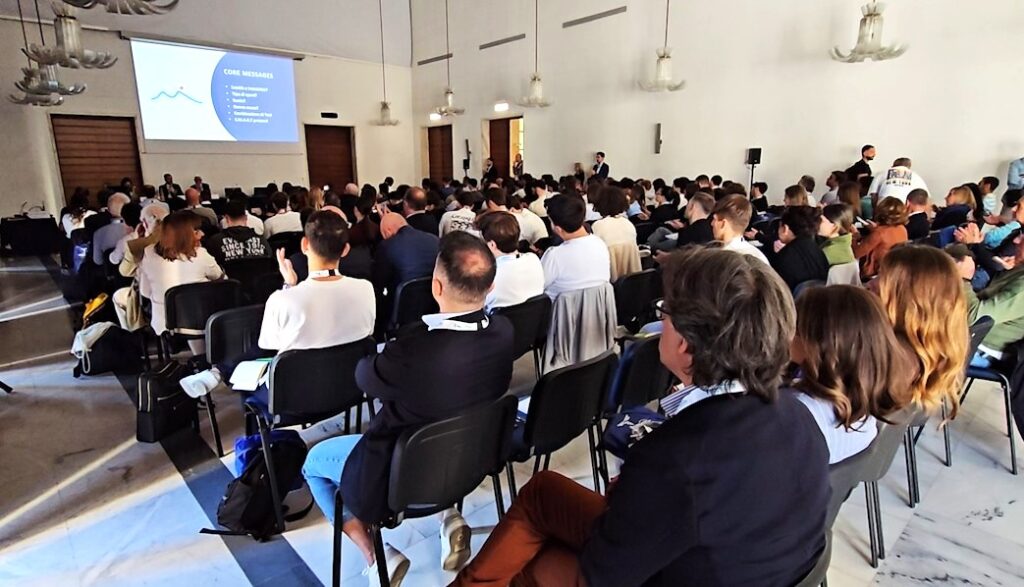 Panoramica di Sala Italia durante il convegno dell'Ordine dei Fisioteerapisti di Napoli