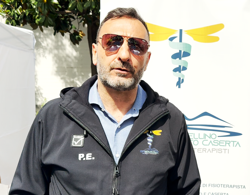Paolo Espositi Presidente dell'OFI NA-AV-BN-CE alla gara podistica Fratta nà Corsa