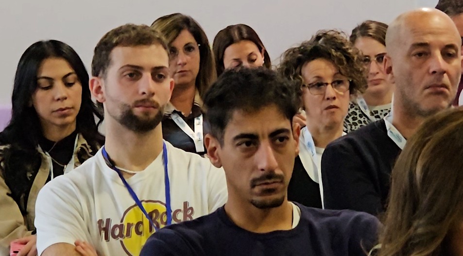 Particolare della sala del convegno dell'OFI Napoli