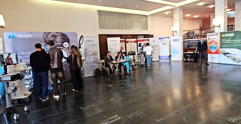 Sala esposizione al convegno