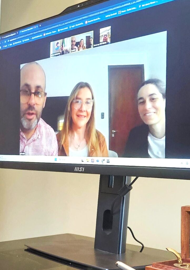 Il collegamento con l'Ordine dei Fisioterapisti di Buenos Aires.